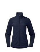 Finnsnes Fleece W Jacket Sport Sweatshirts & Hoodies Fleeces & Midlayers Navy Bergans