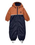 Hmlsnoopy Tex Snowsuit Outerwear Coveralls Snow-ski Coveralls & Sets Navy Hummel