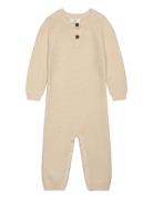 Classic Cotton Baby Full Body Langærmet Body Beige Copenhagen Colors