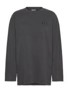 Long Sleeve T-Shirt Tops T-shirts & Tops Long-sleeved Black ROTATE Birger Christensen