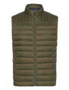 Ultra Lw Gilet Vest Khaki Green Hackett London