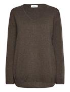 Bs Isidora Regular Fit Knitwear Tops Knitwear Jumpers Brown Bruun & Stengade