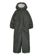 Naro Rain Suit Outerwear Coveralls Snow-ski Coveralls & Sets Green Liewood