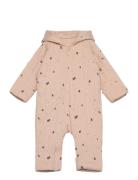 Wholesuit W. Lining Outerwear Fleece Outerwear Fleece Suits Beige Fixoni