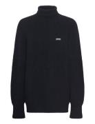 Turtleneck Sweater Tops Knitwear Turtleneck Black ROTATE Birger Christensen