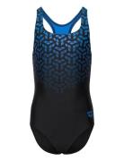 G Kikko V Swimsuit Swim Pro Back Black-Blue China Badedragt Badetøj Black Arena