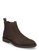 T43-3112 Støvlet Chelsea Boot Brown TGA By Ahler