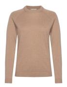 Bs Layla Regular Fit Knitwear Tops Knitwear Jumpers Beige Bruun & Stengade