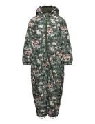 Snow Suit Aop Outerwear Coveralls Snow-ski Coveralls & Sets Multi/patterned Mikk-line