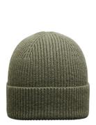 Slhmason Merino Wool Beanie Accessories Headwear Beanies Green Selected Homme