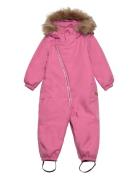 North Snowsuit Outerwear Coveralls Snow-ski Coveralls & Sets Pink Gugguu