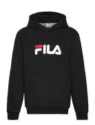 Sande Classic Logo Hoody Sport Sweatshirts & Hoodies Hoodies Black FILA