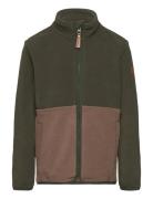 Fleece Jacket Recycled Outerwear Fleece Outerwear Fleece Jackets Khaki Green Mikk-line