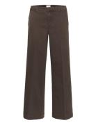 Laramw 149 Wide Pant Bottoms Trousers Wide Leg Brown My Essential Wardrobe