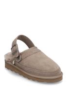 Rhbrisbane Shearling Buckle Slipper Slippers Hjemmesko Beige Rosemunde