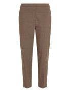 Flannel Slim Straight Pant Bottoms Trousers Straight Leg Brown Tommy Hilfiger