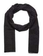 Double Face Scarf Accessories Scarves Lightweight Scarves Black Amanda Christensen