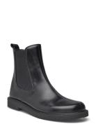 Booties - Flat Shoes Chelsea Boots Black ANGULUS