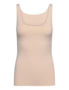 Cc Heart Vida Tank Top Tops T-shirts & Tops Sleeveless Beige Coster Copenhagen