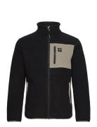 Hunter Fleece Jacket Tops Sweatshirts & Hoodies Fleeces & Midlayers Black Fat Moose