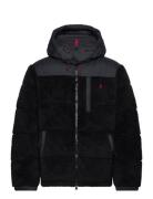 The Gorham Hybrid Down Jacket Tops Sweatshirts & Hoodies Fleeces & Midlayers Black Polo Ralph Lauren