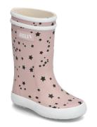 Ai Lolly Pop Play2 Pink Star Shoes Rubberboots High Rubberboots Pink Aigle