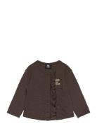 Hmlissa Sweat Jacket Sport Sweatshirts & Hoodies Sweatshirts Brown Hummel