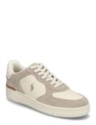 Masters Court Leather-Suede Sneaker Low-top Sneakers Beige Polo Ralph Lauren