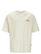 Jorroxbury Type Tee Ss Crew Neck Jnr Tops T-Kortærmet Skjorte White Jack & J S