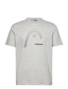 Club Carl T-Shirt Men Sport T-Kortærmet Skjorte Grey Head