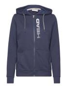 Club Greta Hoodie Fz Women Sport Sweatshirts & Hoodies Hoodies Blue Head