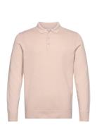 Jjfred Knit Ls Polo Aw24 Tops Knitwear Long Sleeve Knitted Polos Pink Jack & J S