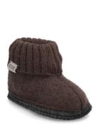 Slippers Wool Slippers Hjemmesko Brown Huttelihut