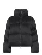 Dinara Crinkle Puffer Foret Jakke Black French Connection