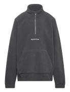 Jorvesterbro Fleece Quarter Zip No Jnr Tops Sweatshirts & Hoodies Sweatshirts Grey Jack & J S