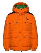 Cp Alaska 4 Pocket Detachable Hooded Jkt Uldfrakke Frakke Orange Ciesse Piumini