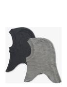 2 Wool Balaclava Felix Accessories Headwear Balaclava Black Wheat