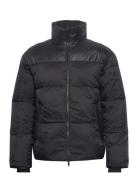 Contrast Quality Padded Jacket Foret Jakke Black Lindbergh