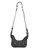 Palma Rock W. Antique Silver Bags Small Shoulder Bags-crossbody Bags Black Nunoo