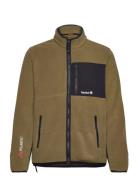 Sherburne Polartec 200 Mix Media Full Zip Fleece Dark Olive Tops Sweatshirts & Hoodies Fleeces & Midlayers Green Timberland