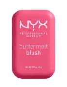 Nyx Professional Makeup Buttermelt Blush 08 Getting Butta Rouge Makeup Pink NYX Professional Makeup