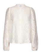 Lr-Inga Tops Blouses Long-sleeved White Levete Room