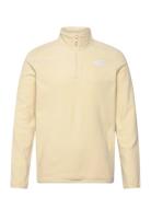 M 100 Glacier 1/4 Zip - Eu Sport Sweatshirts & Hoodies Fleeces & Midlayers Cream The North Face