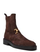 Fallwi Mid Boot Shoes Boots Ankle Boots Ankle Boots Flat Heel Brown GANT