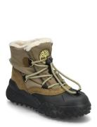 Moriah Range Mid Warm Lined Waterproof Snow Boot Olive Woven Shoes Wintershoes Khaki Green Timberland