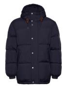 Winter Down Puffer Foret Jakke Navy GANT