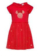 Dress Dresses & Skirts Dresses Casual Dresses Short-sleeved Casual Dresses Red Minnie Mouse