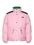 Cp Dakota Recycle Full Zip Jkt Uldfrakke Frakke Pink Ciesse Piumini