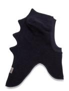 Balaclava Triangles Wool Accessories Headwear Balaclava Navy Huttelihut