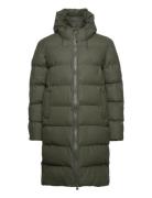 Alta Longer Puffer Jacket W3T4 Foret Jakke Khaki Green Rains